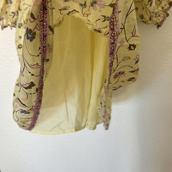 Anthropologie Omika Elisdunm square neck, mini dress, back tie, size medium - Picture 6 of 10